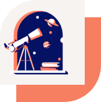 Ilustracion telescopio
